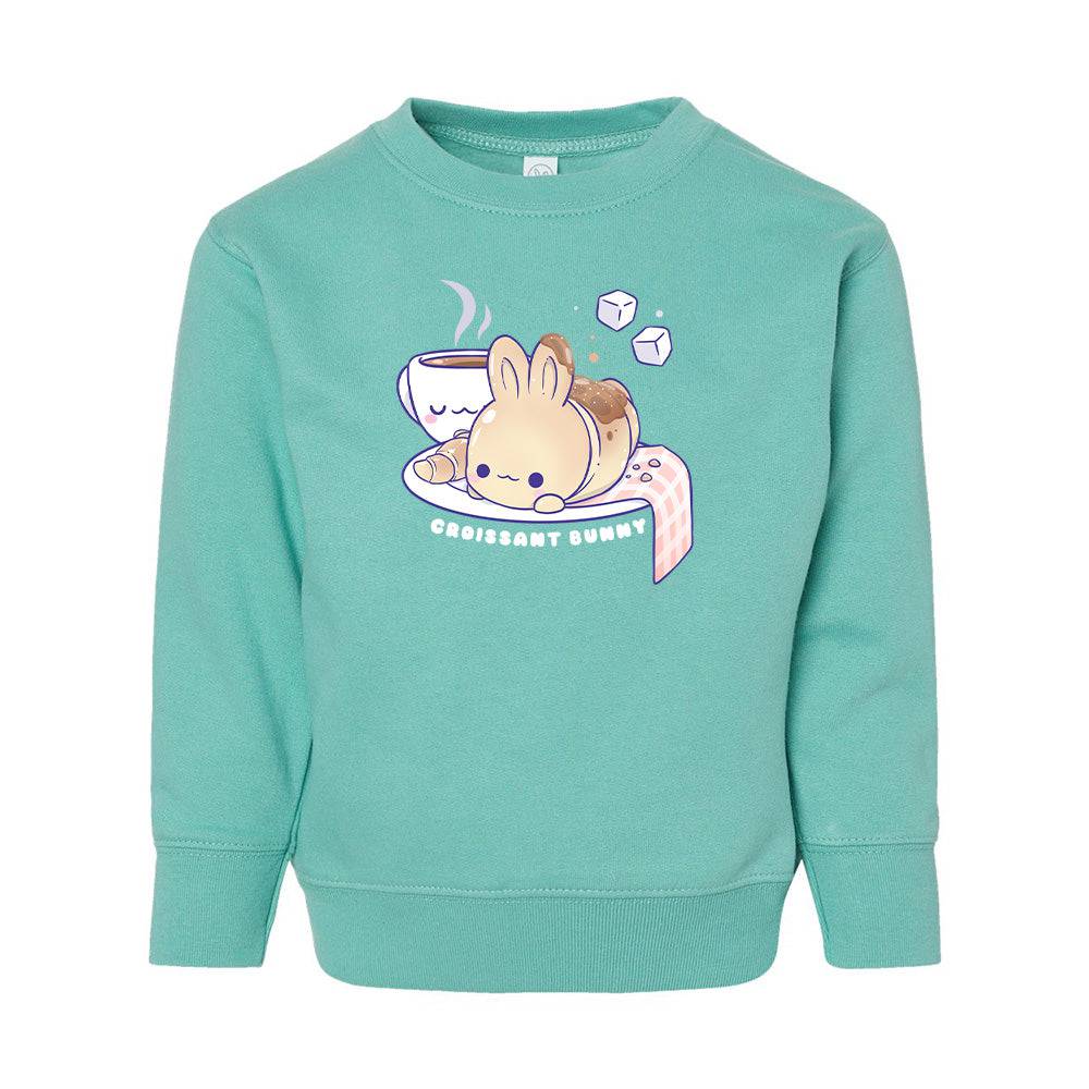 Chill CrossaintBunny Toddler Crewneck Sweatshirt