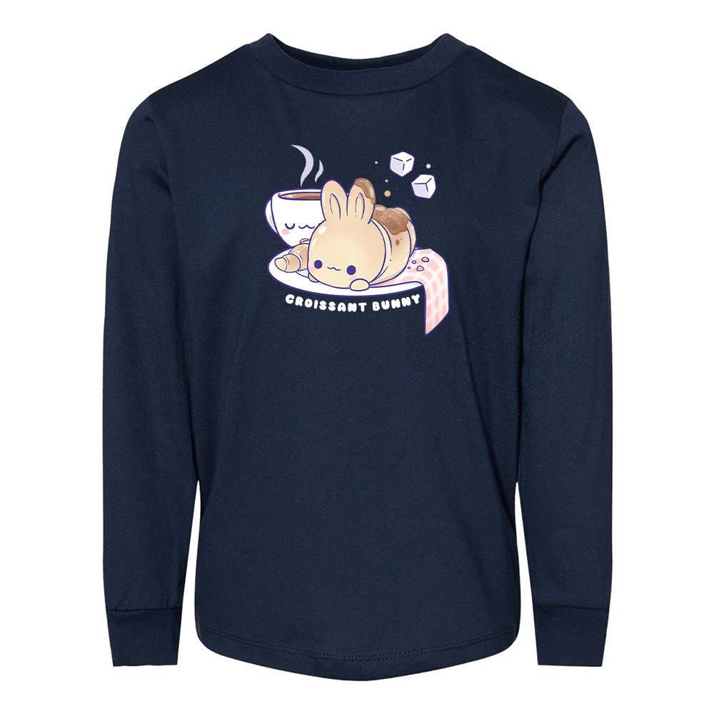 Navy CrossaintBunny Toddler Longsleeve Sweatshirt