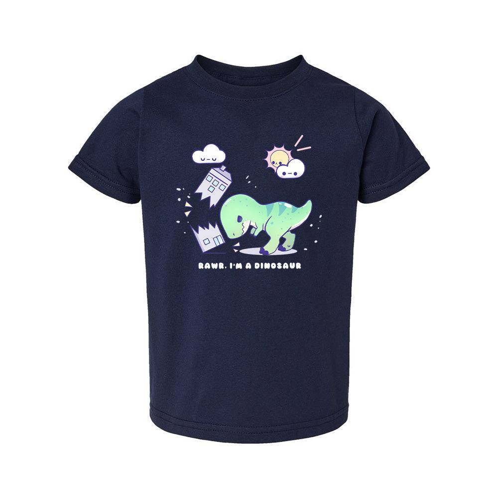 Dino Navy Toddler T-shirt