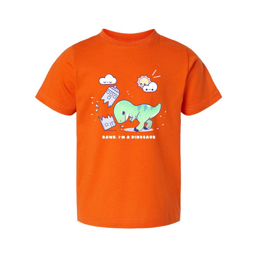 Dino Orange Toddler T-shirt