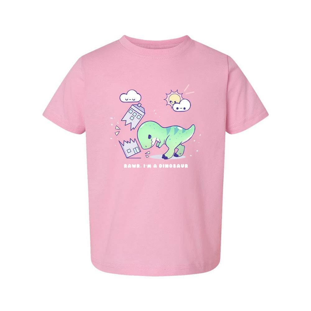 Dino Pink Toddler T-shirt