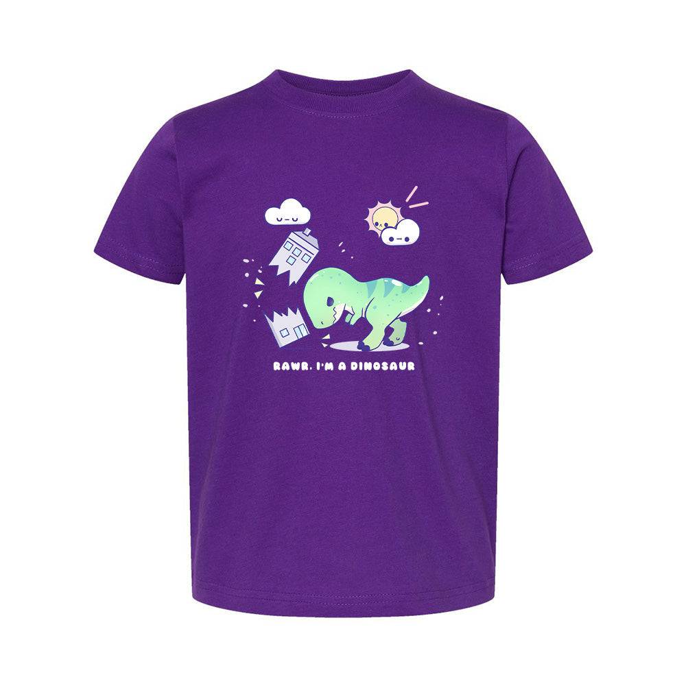 Dino Purple Toddler T-shirt