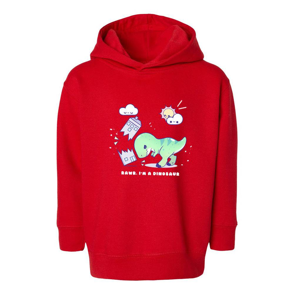 Red Toddler Fleece Pullover Hoodie