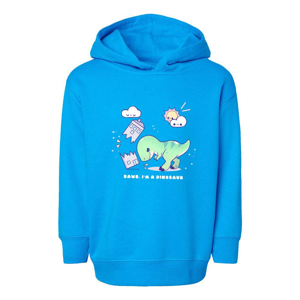 Turquoise Toddler Fleece Pullover Hoodie