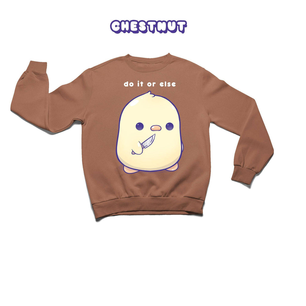 DuckKnife Chestnut Crewneck Sweatshirt