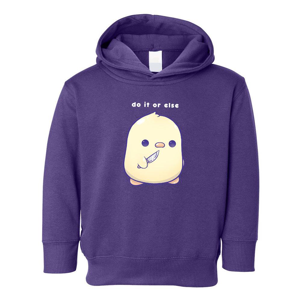 Purple Toddler Fleece Pullover Hoodie