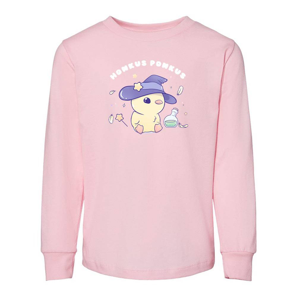 Pink Duck Toddler Longsleeve Sweatshirt