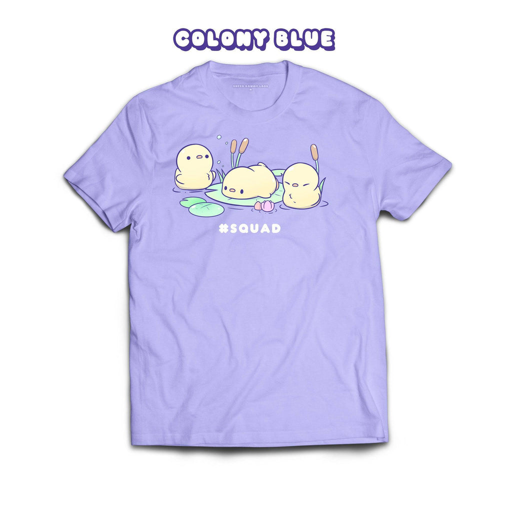Duckies T-shirt, Colony Blue 100% Ringspun Cotton T-shirt