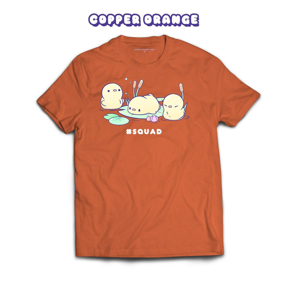 Duckies T-shirt, Copper Orange 100% Ringspun Cotton T-shirt