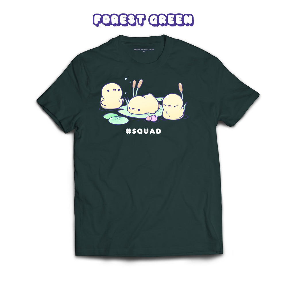 Duckies T-shirt, Forest Green 100% Ringspun Cotton T-shirt