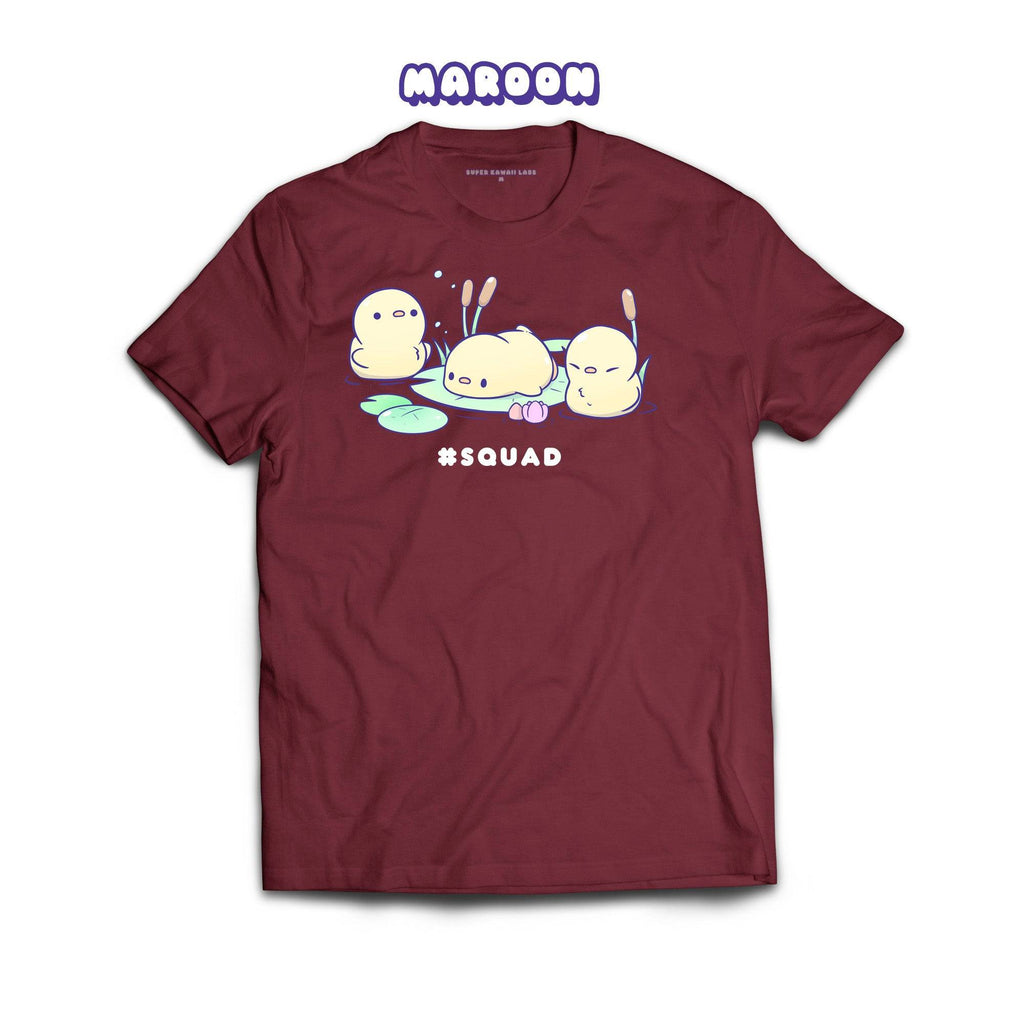 Duckies T-shirt, Maroon 100% Ringspun Cotton T-shirt