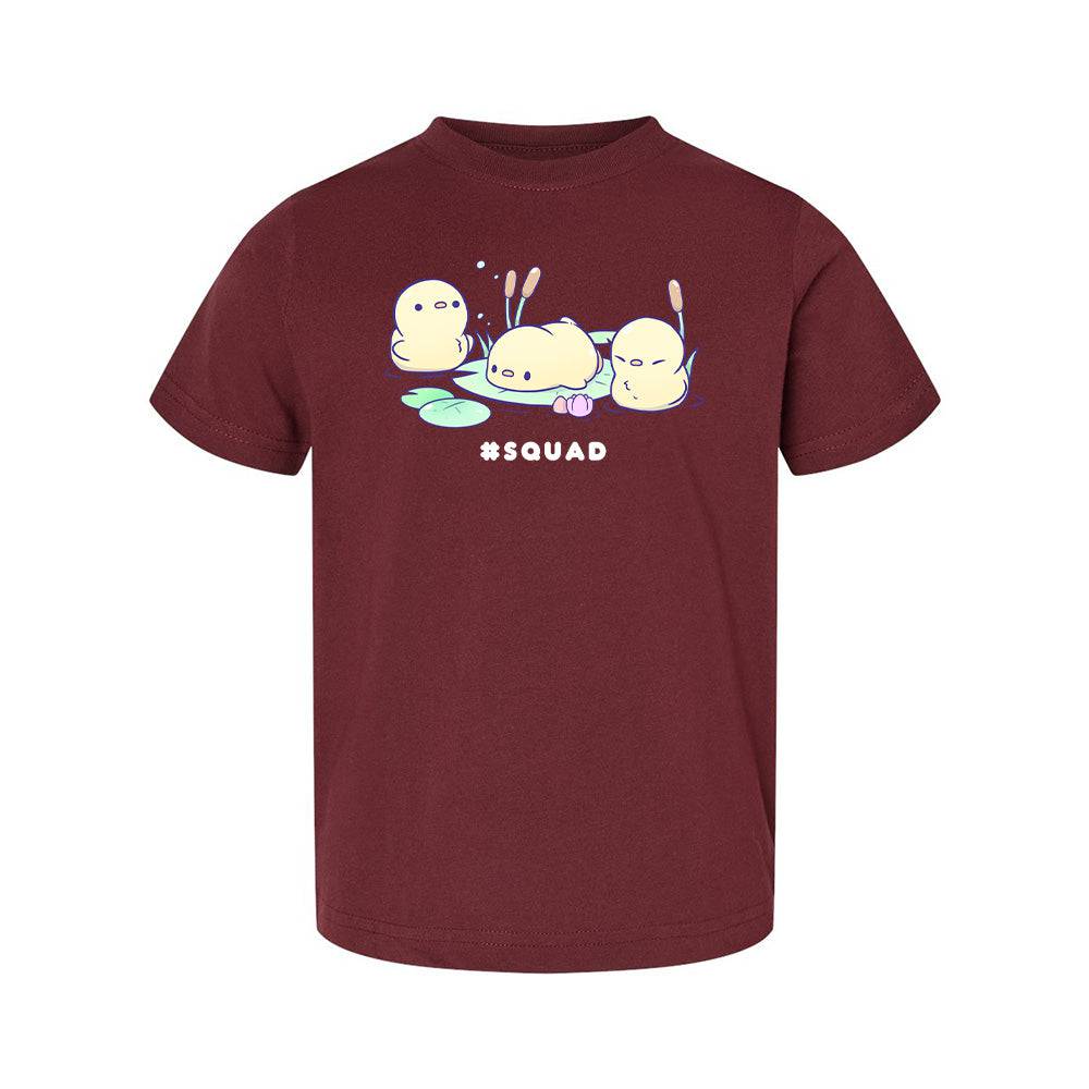 Duckies Maroon Toddler T-shirt
