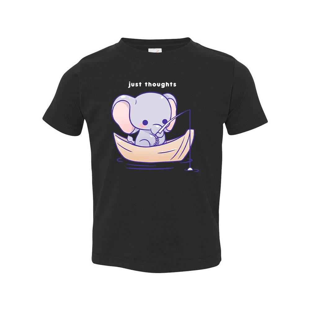 Elephant Black Toddler T-shirt