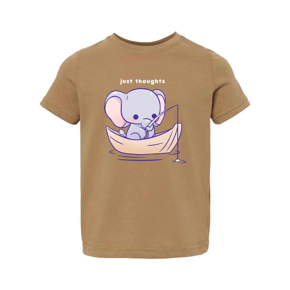Elephant Coyote Brown Toddler T-shirt