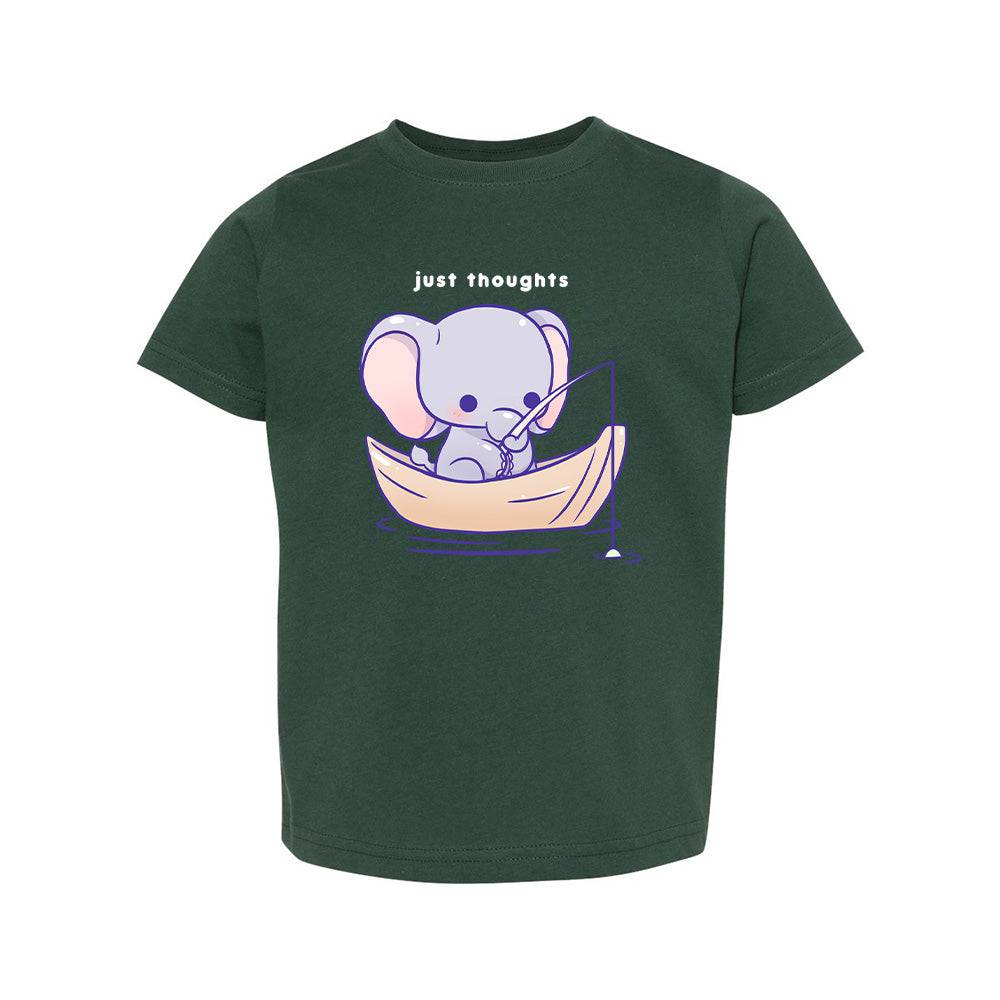 Elephant Forest Green Toddler T-shirt