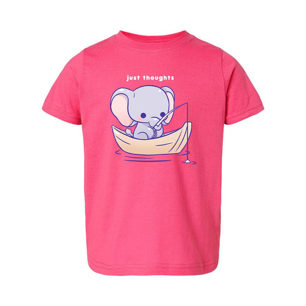 Elephant Hot Pink Toddler T-shirt