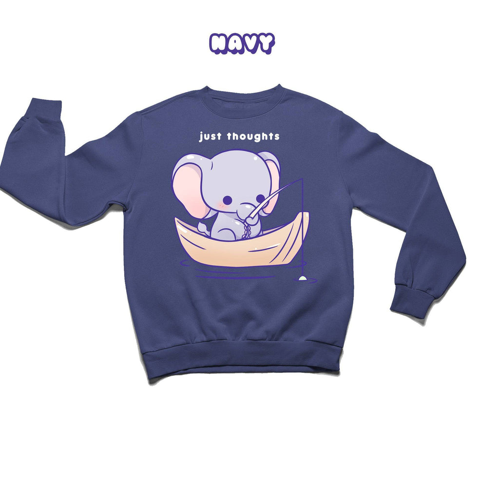 Elephant Navy Crewneck Sweatshirt