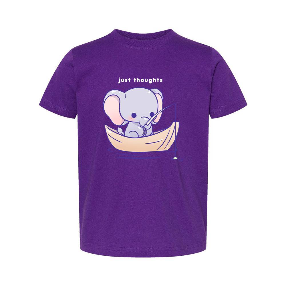 Elephant Purple Toddler T-shirt