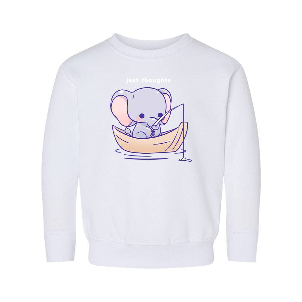 White Elephant Toddler Crewneck Sweatshirt
