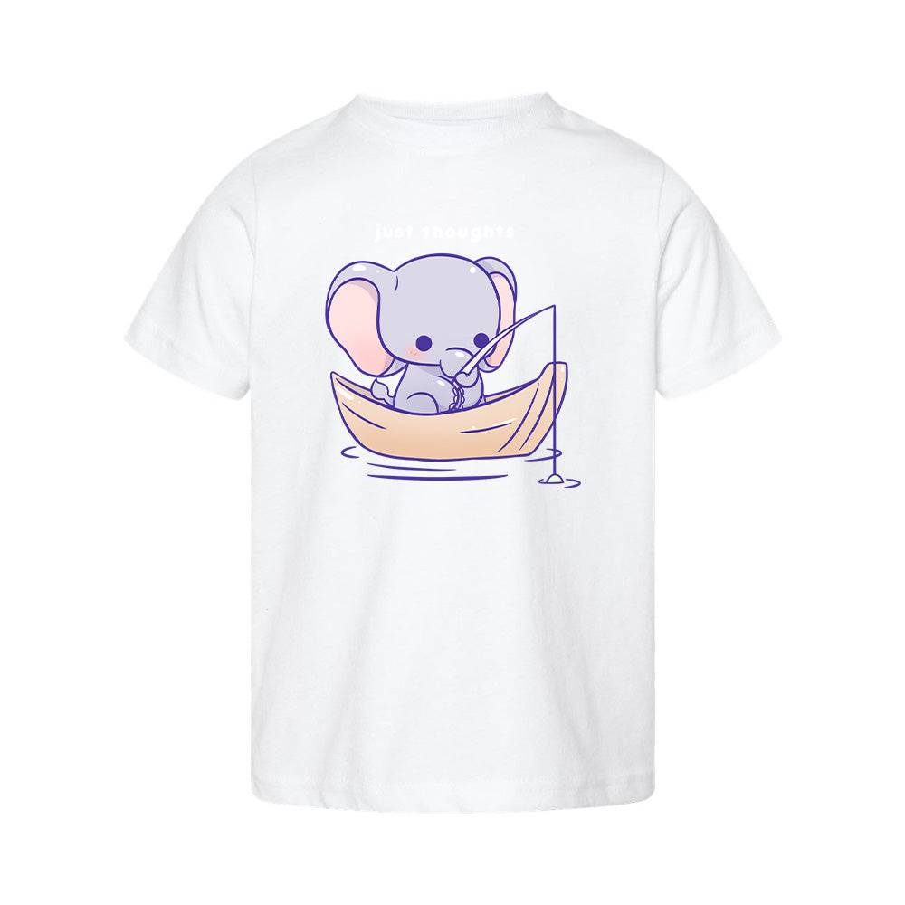 Elephant White Toddler T-shirt