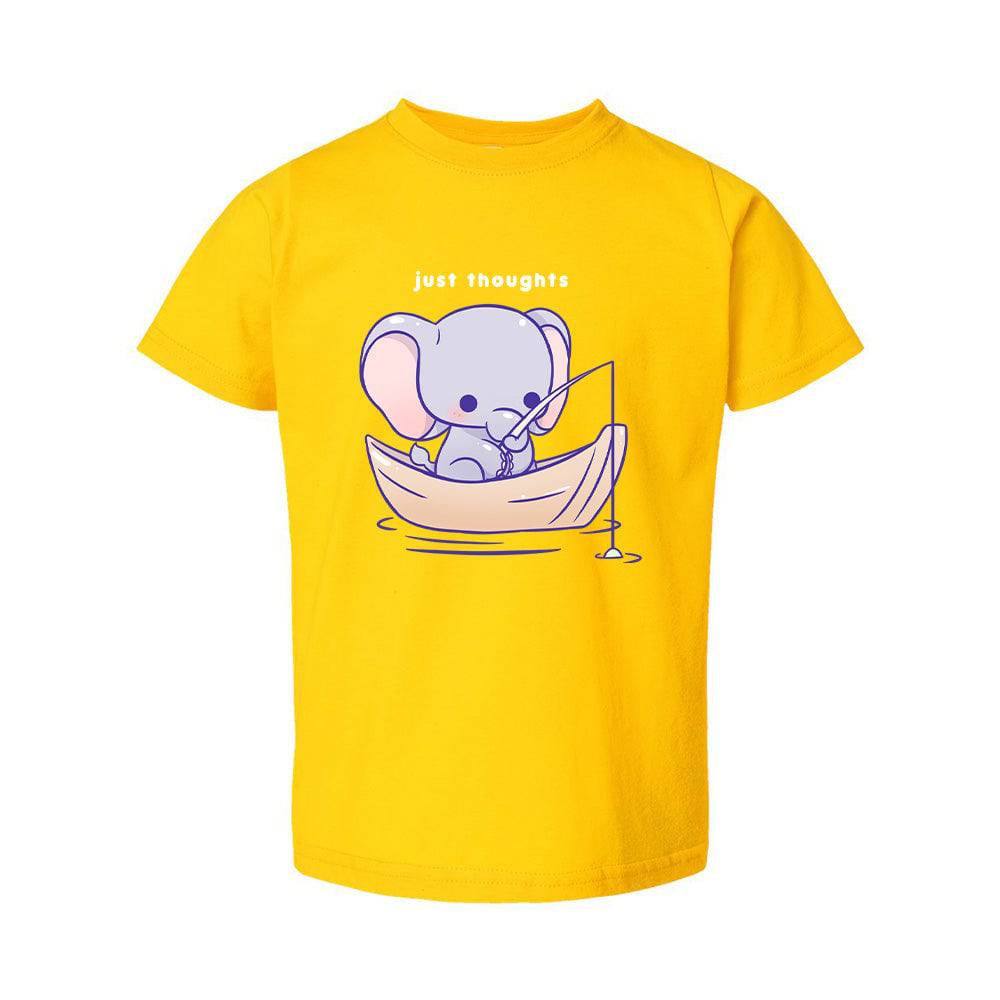 Elephant Yellow Toddler T-shirt
