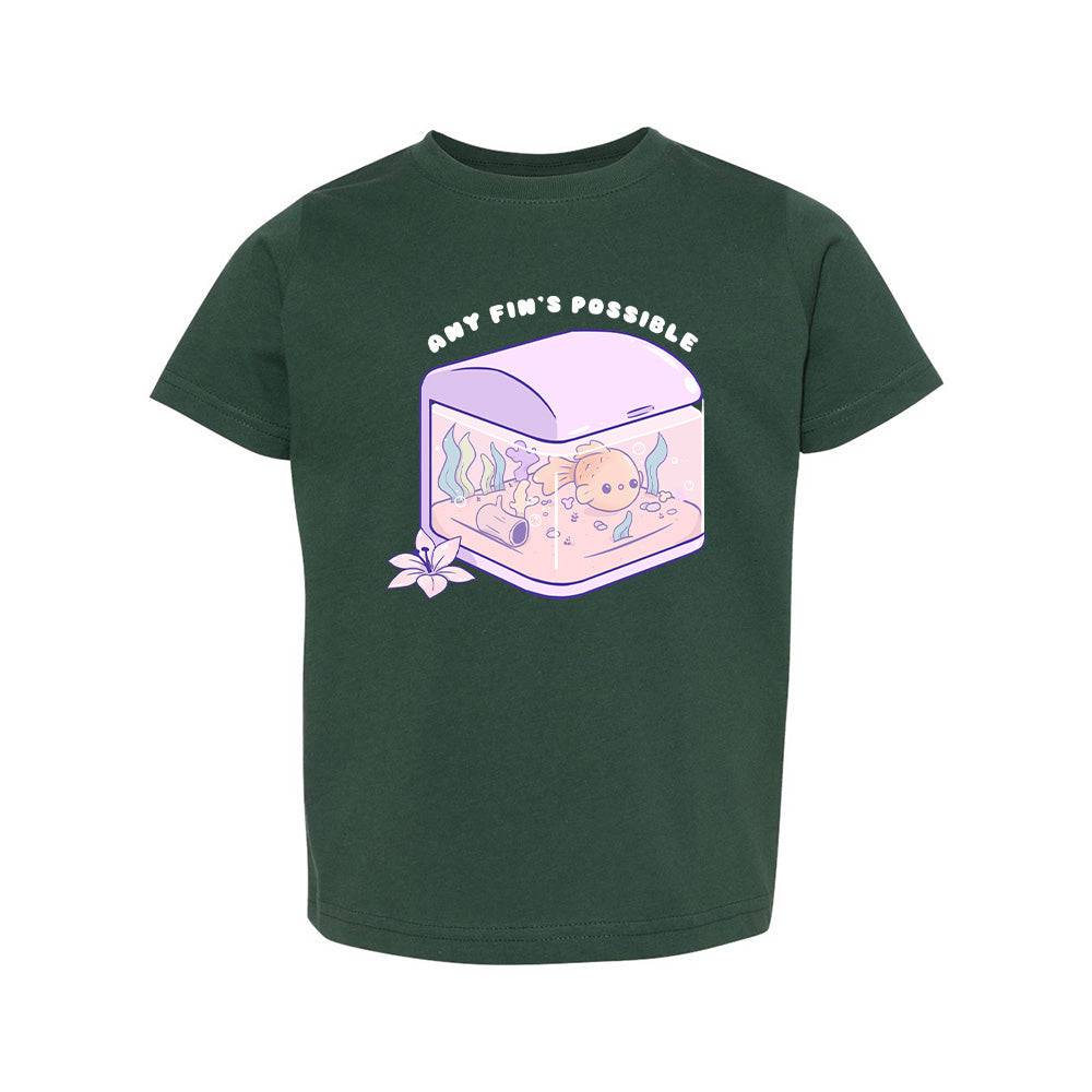 FishTank Forest Green Toddler T-shirt