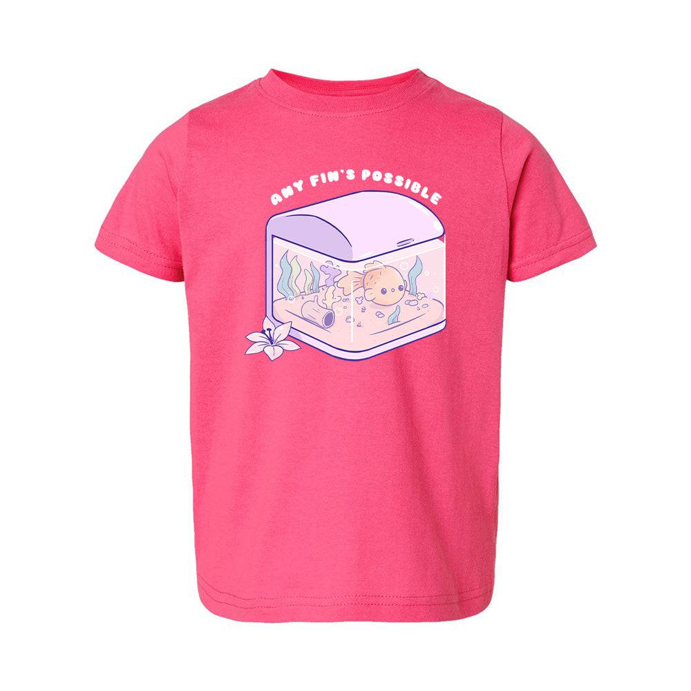 FishTank Hot Pink Toddler T-shirt