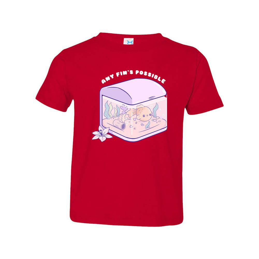 FishTank Red Toddler T-shirt