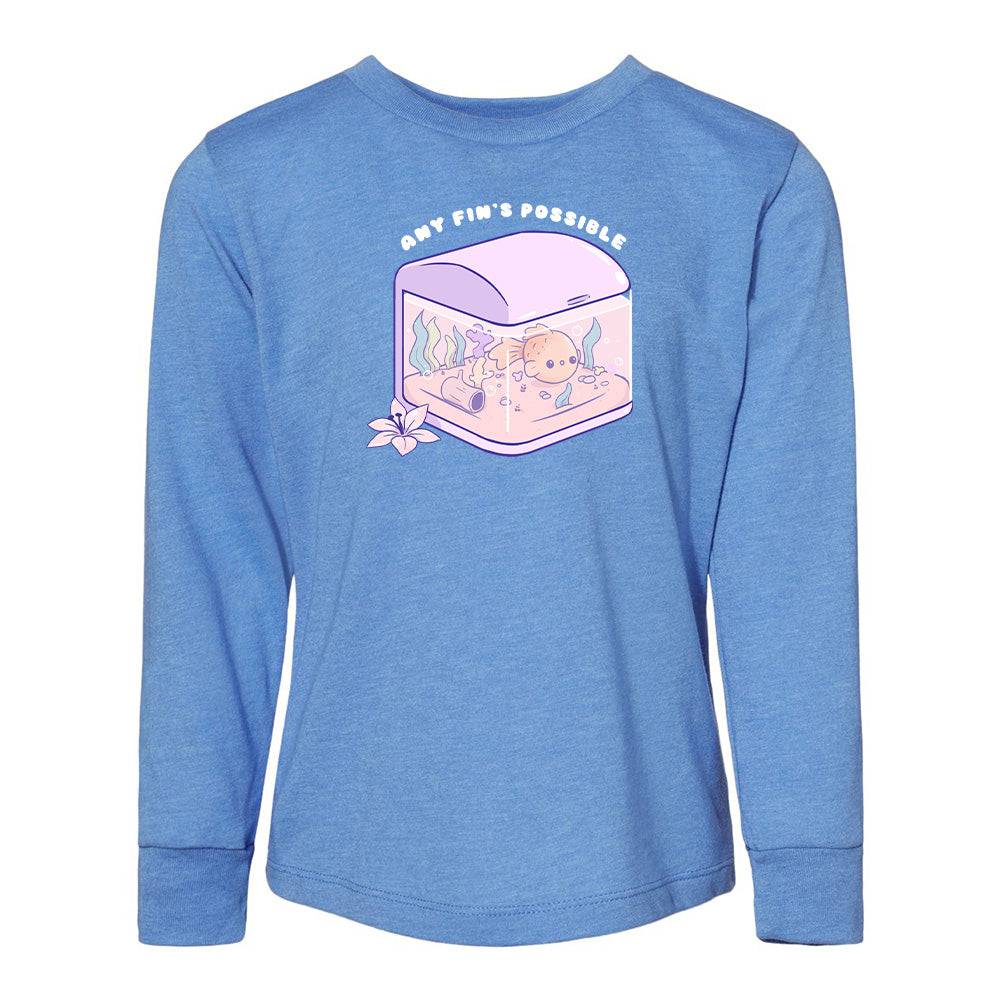 Blue FishTank Toddler Longsleeve Sweatshirt