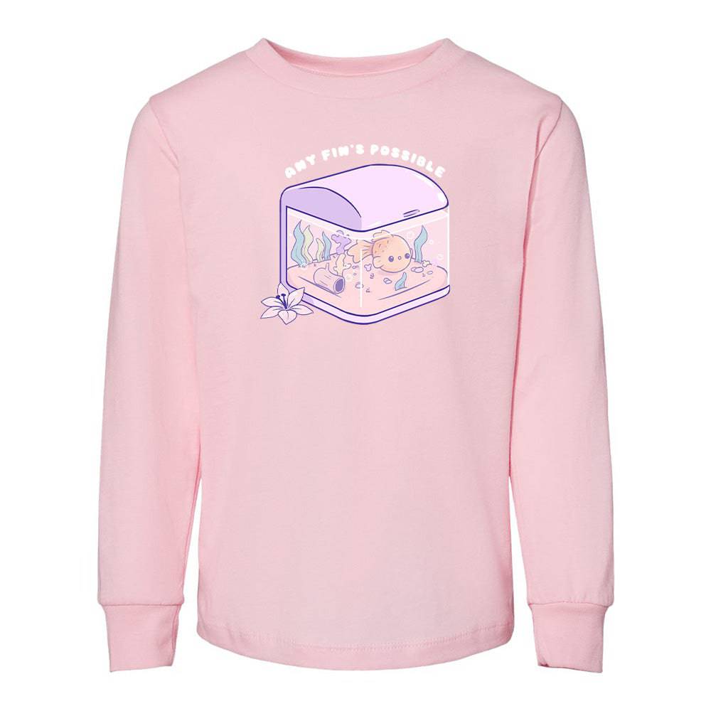Pink FishTank Toddler Longsleeve Sweatshirt