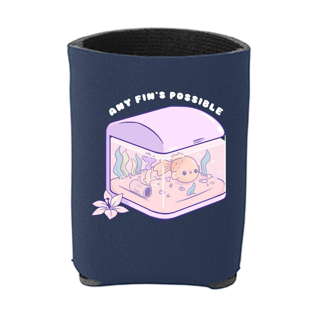 Kawaii Navy Fish Tank Beverage Holder