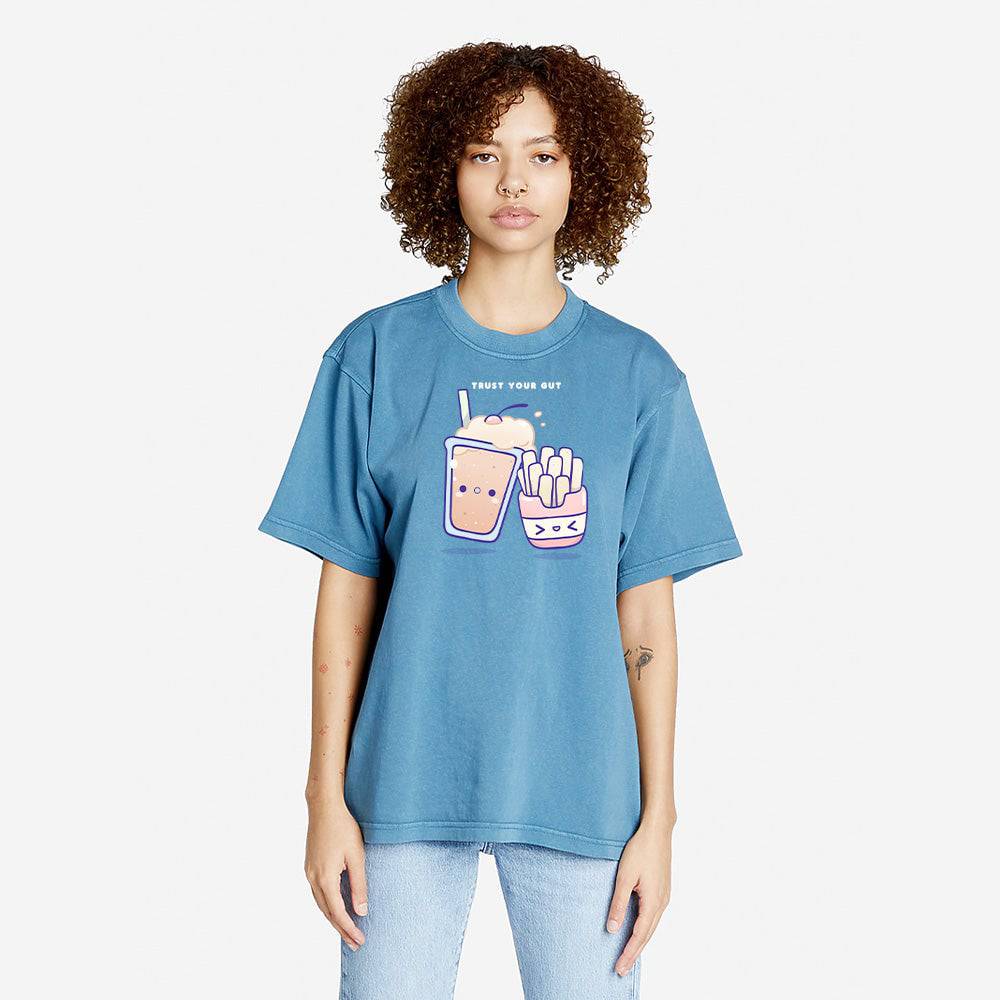 Pebble Ice FriesAndShake Oversized Boxy Streetwear Tee