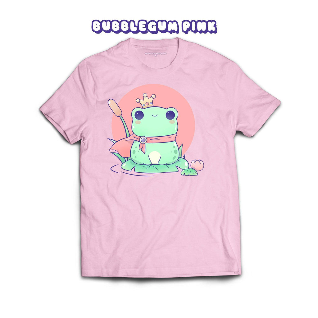 FrogCrown T-shirt, Bubblegum Pink 100% Ringspun Cotton T-shirt