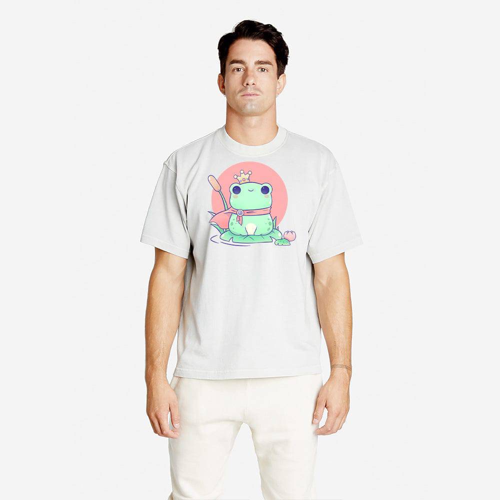 Lunar Rock FrogCrown Oversized Boxy Streetwear Tee