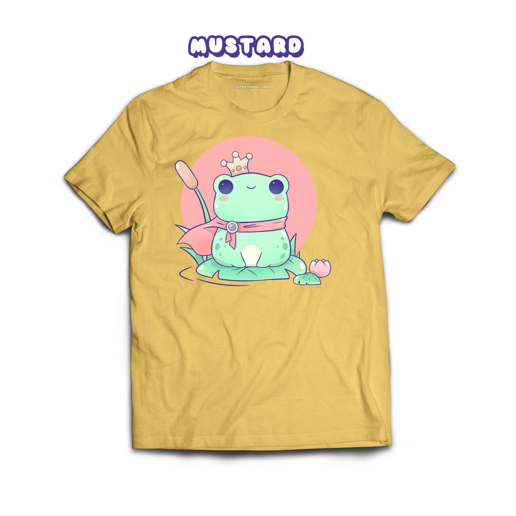 FrogCrown T-shirt, Mustard 100% Ringspun Cotton T-shirt