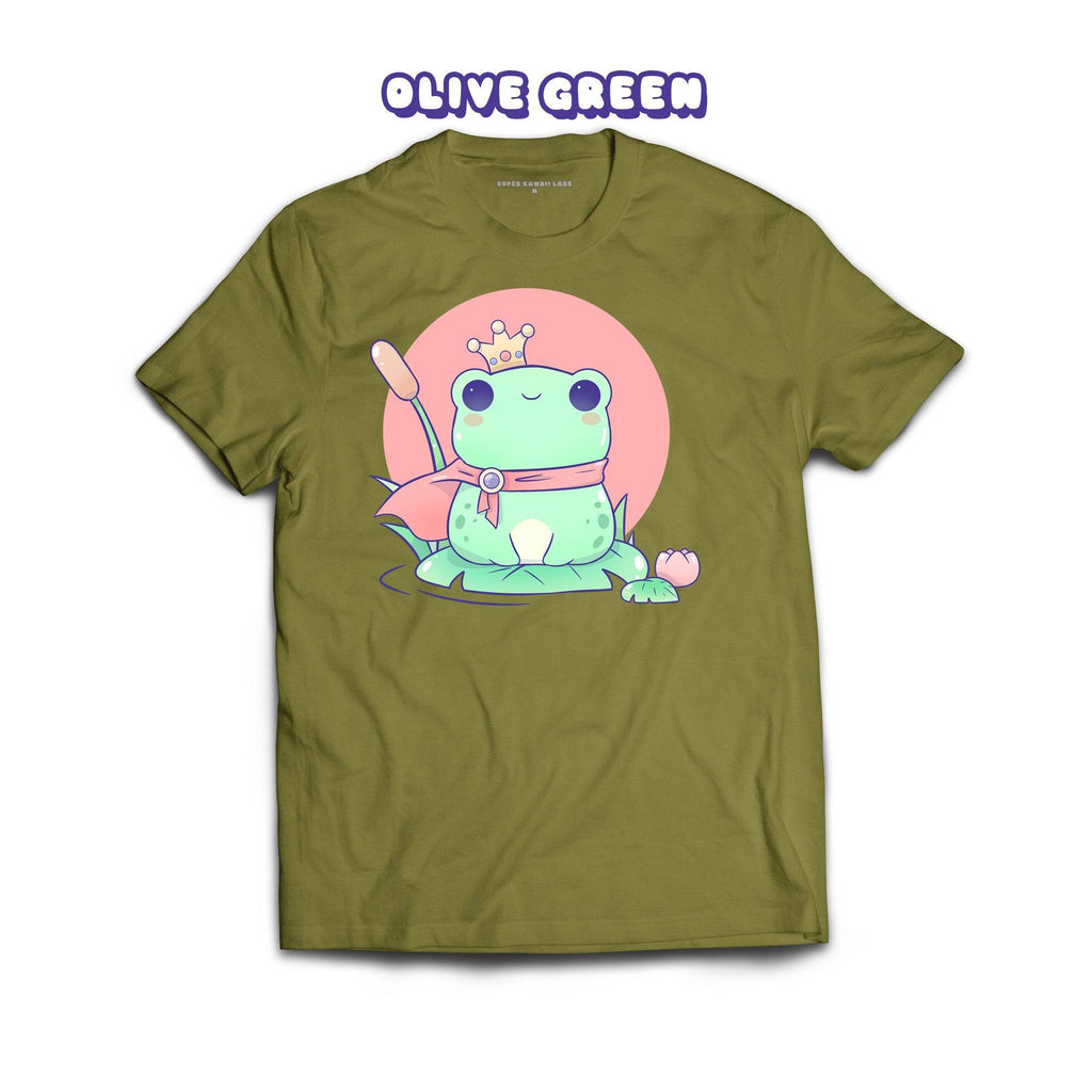 FrogCrown T-shirt, Olive Green 100% Ringspun Cotton T-shirt