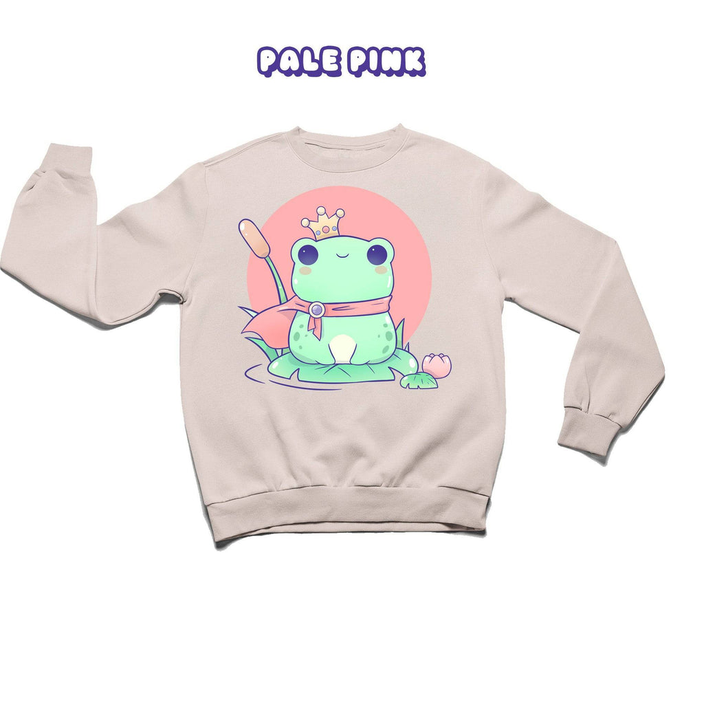 FrogCrown Pale Pink Crewneck Sweatshirt