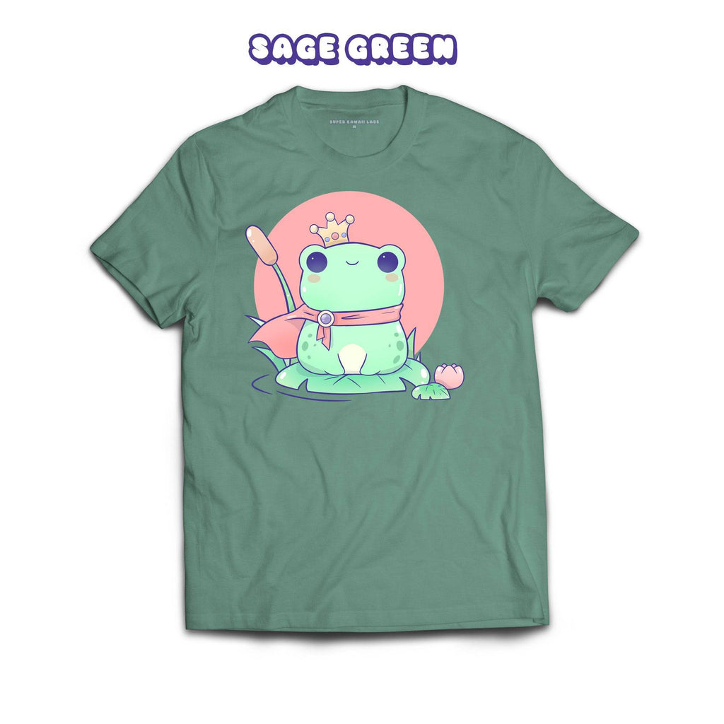 FrogCrown T-shirt, Sage 100% Ringspun Cotton T-shirt