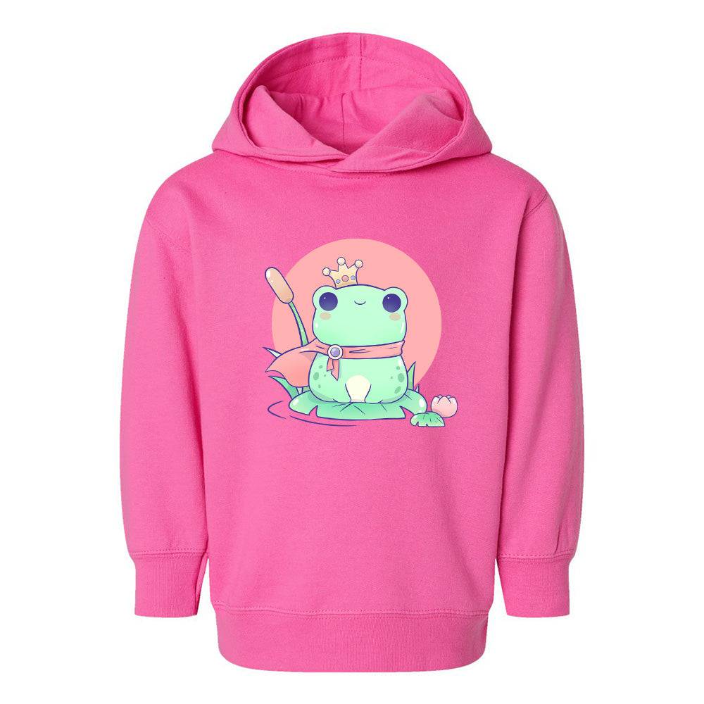 Raspberry Pink Toddler Fleece Pullover Hoodie