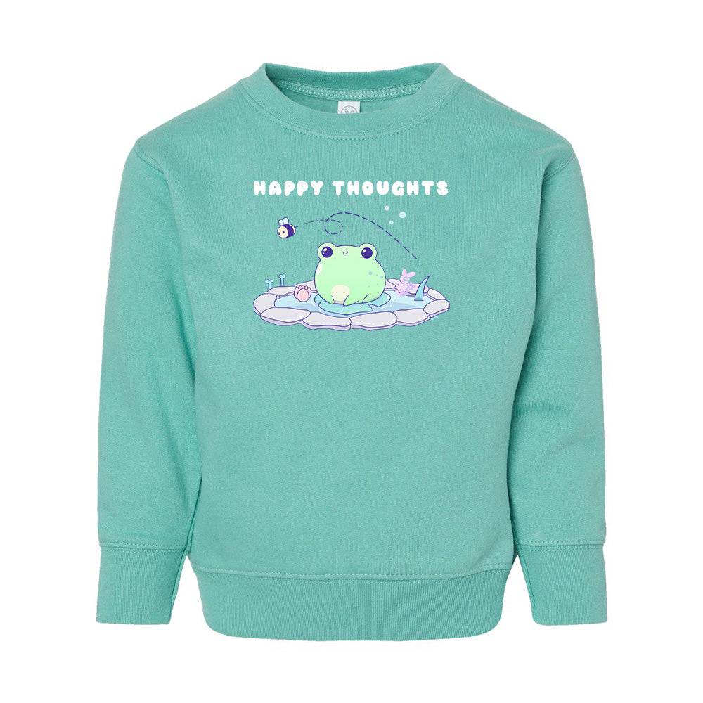 Chill Frog Toddler Crewneck Sweatshirt