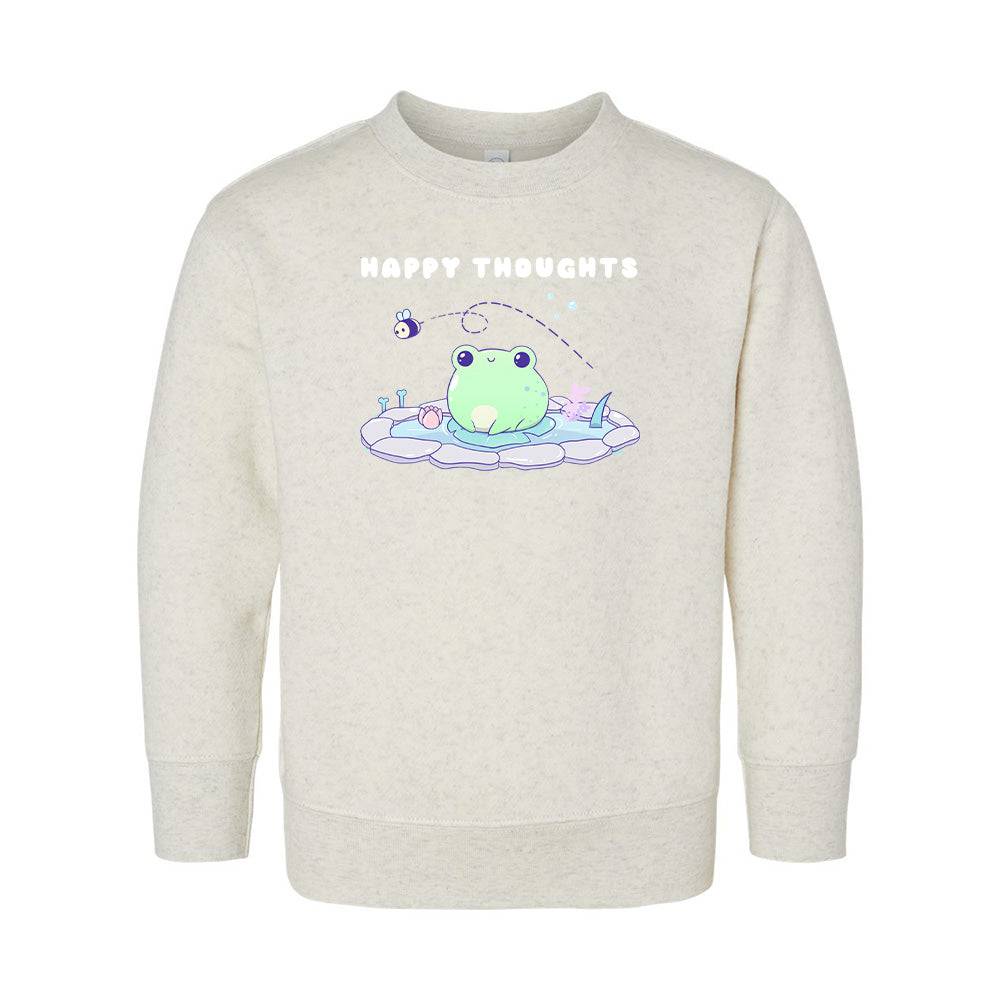 Natural Frog Toddler Crewneck Sweatshirt