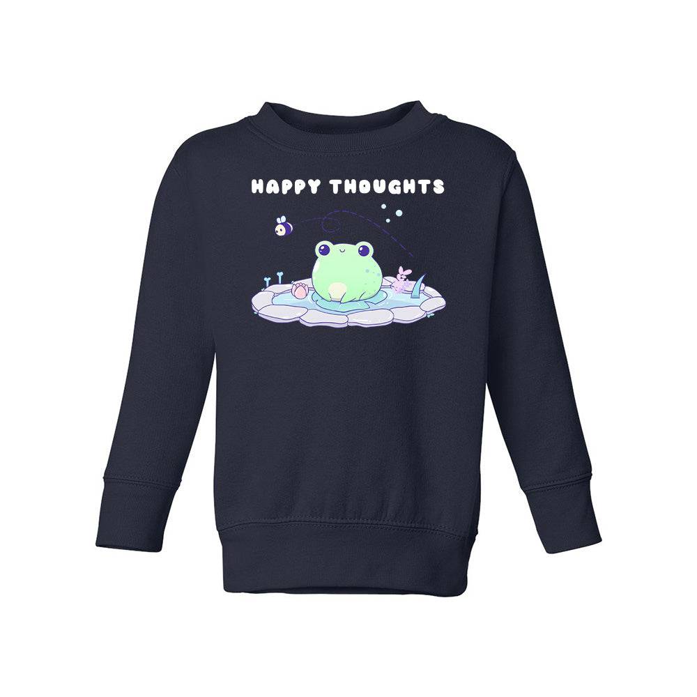 Navy Frog Toddler Crewneck Sweatshirt