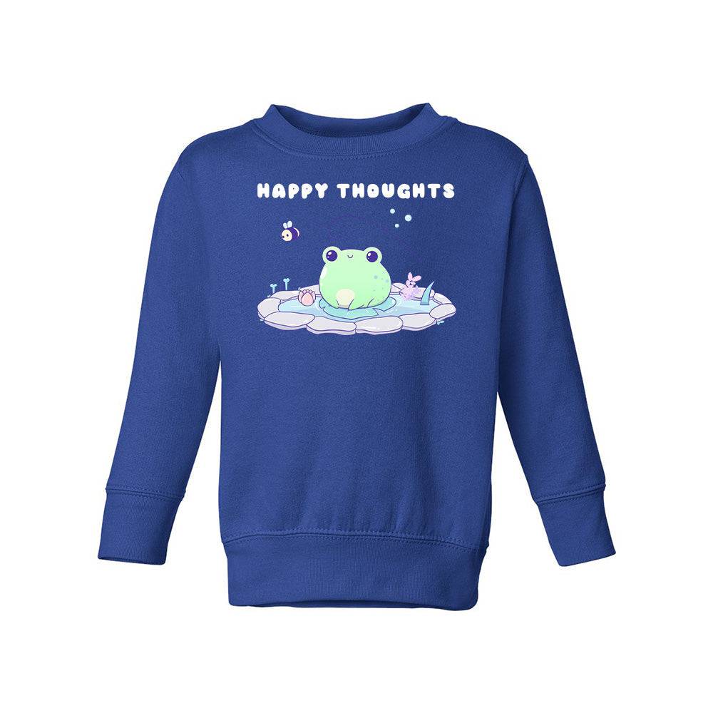 Royal Blue Frog Toddler Crewneck Sweatshirt