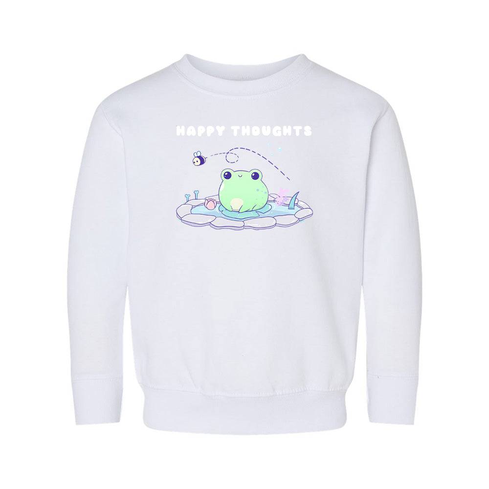 White Frog Toddler Crewneck Sweatshirt