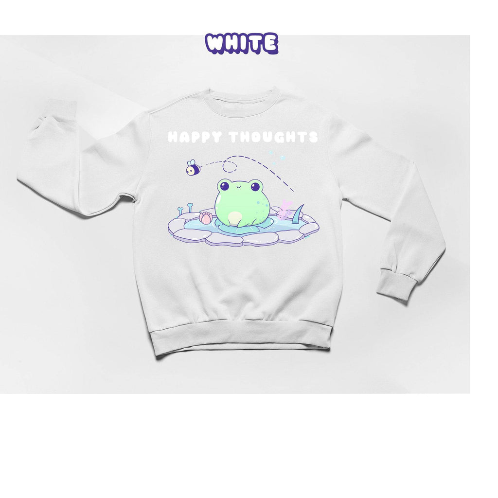 Frog Crewneck Premium Sweater - Super Kawaii Labs