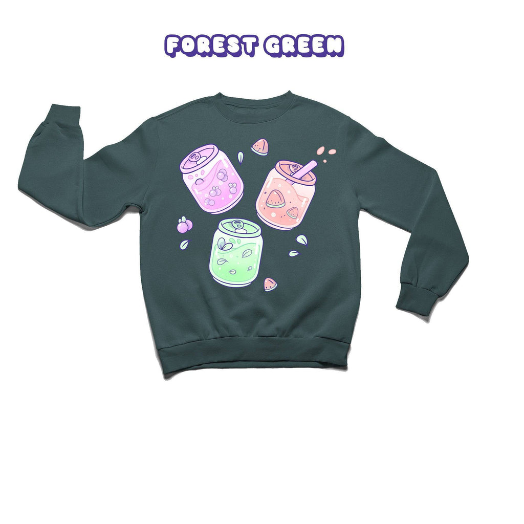 FruitCans Forest Green Crewneck Sweatshirt