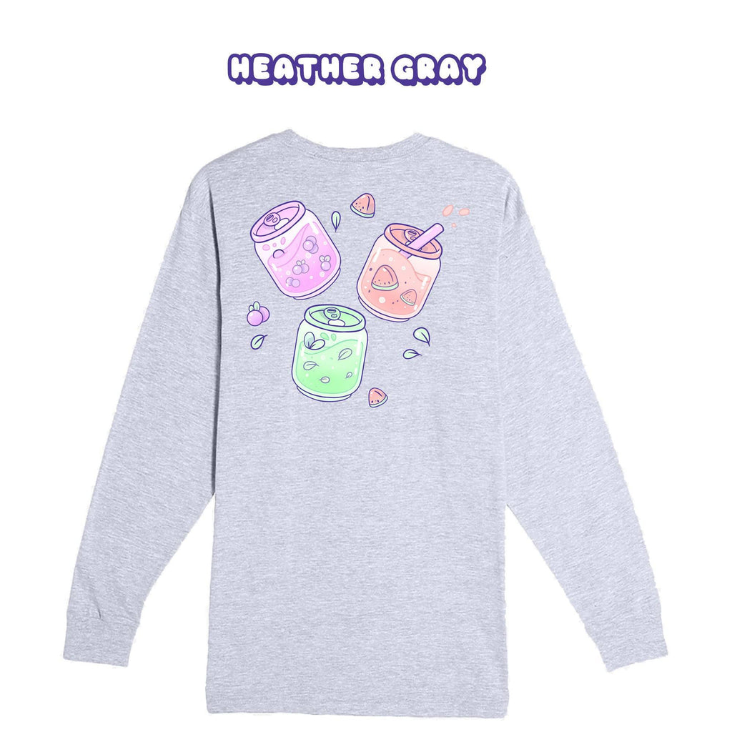 FruitCans Heather Gray Longsleeve T-shirt