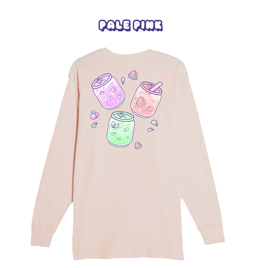 FruitCans Pale Pink Longsleeve T-shirt