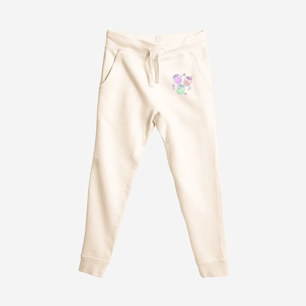 SandshellFruitCans Premium Fleece Sweatpants