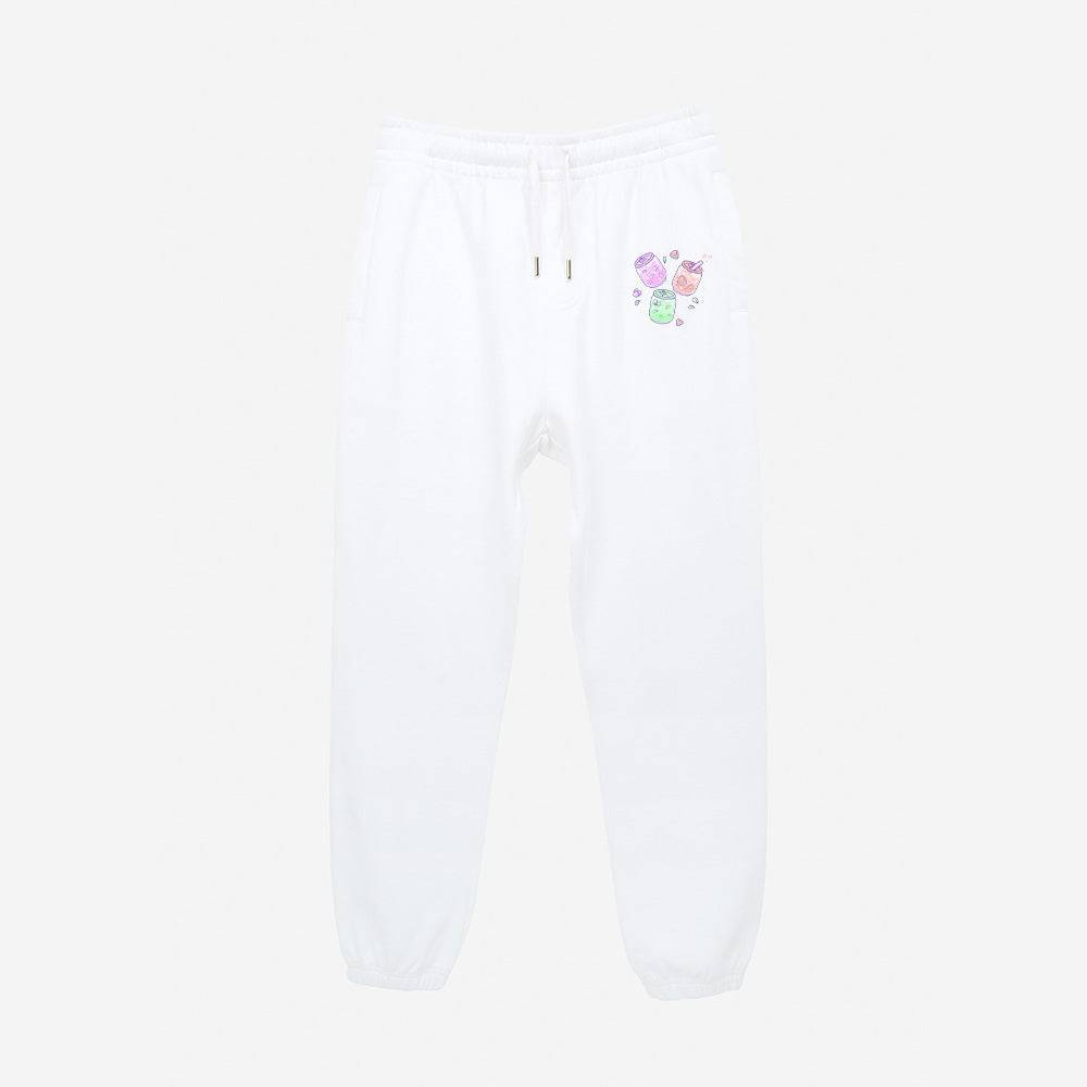 White FruitCans Urban Sweatpants